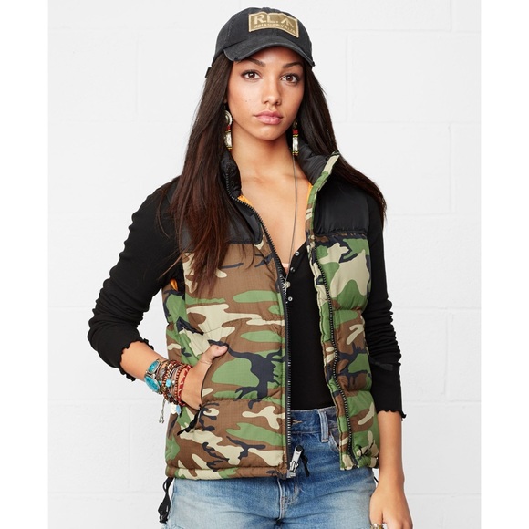 ralph lauren camo jacket womens